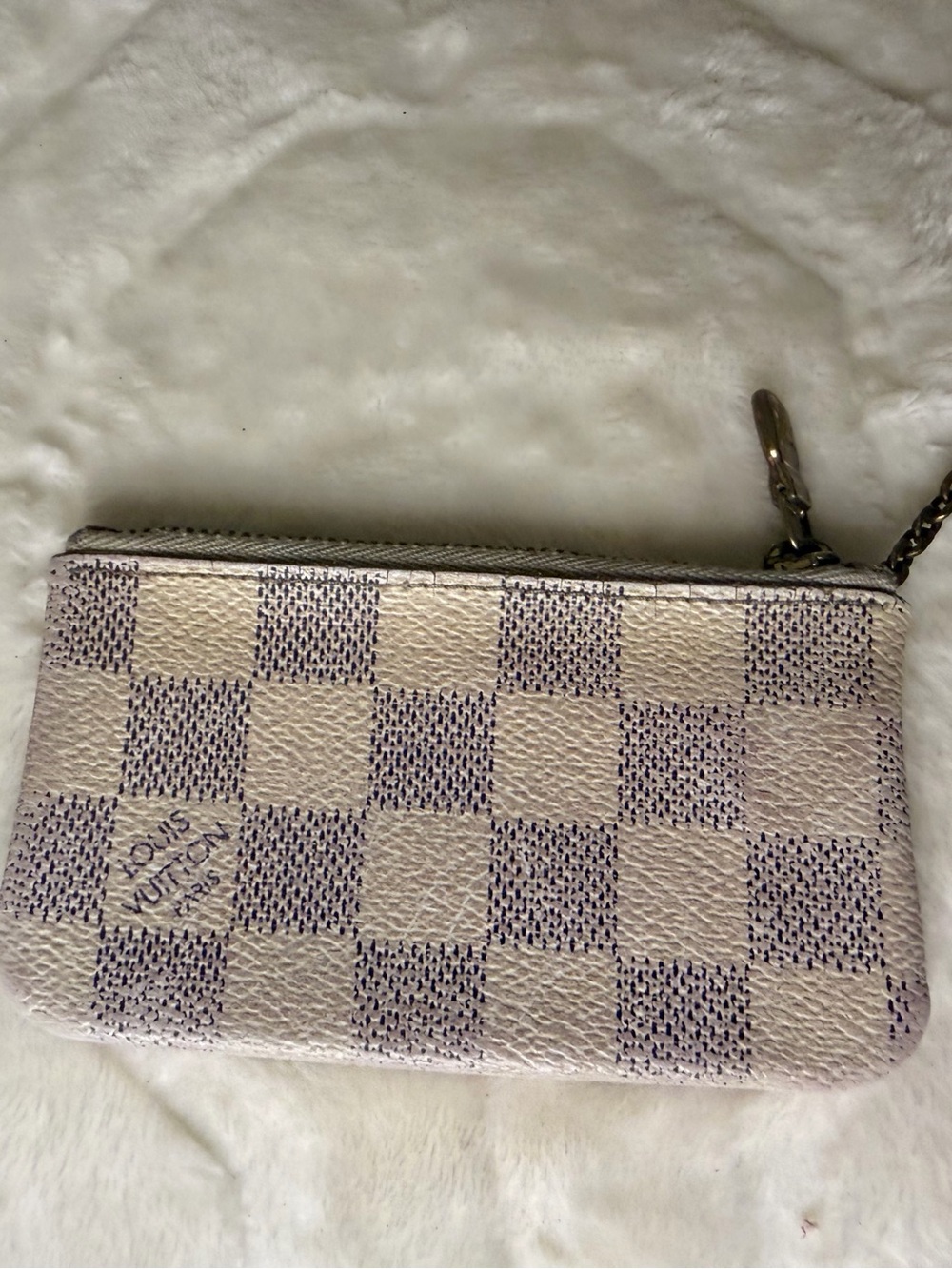 Louis Vuitton Damier Azur Key Cles
